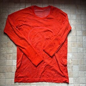 Lululemon Run Swift top 10 orange
